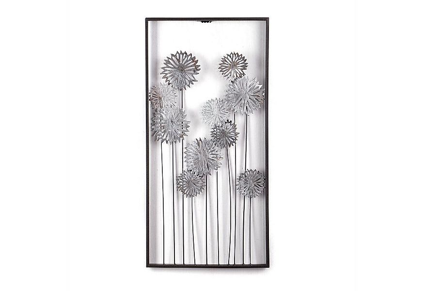 DESIGN DELIGHTS Wanddekoobjekt WAND DEKO "PURE FLOWERS", Metall, 62 cm, Wan günstig online kaufen