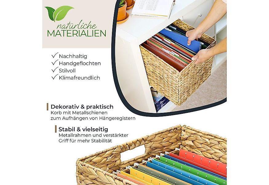 HMF Hängeregistraturbox Aufbewahrungskorb für DIN A4 Hängeregister passend günstig online kaufen