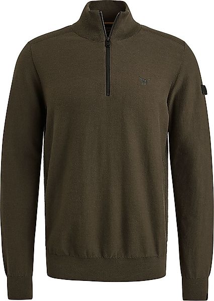 PME Legend Half Zip Sweater Beluga Grün - Größe XXL günstig online kaufen