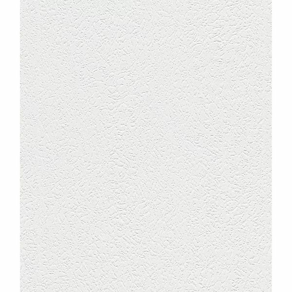 Rasch Vliestapete Wallton 127409 Uni Weiß 10,05 mx0,53 m günstig online kaufen