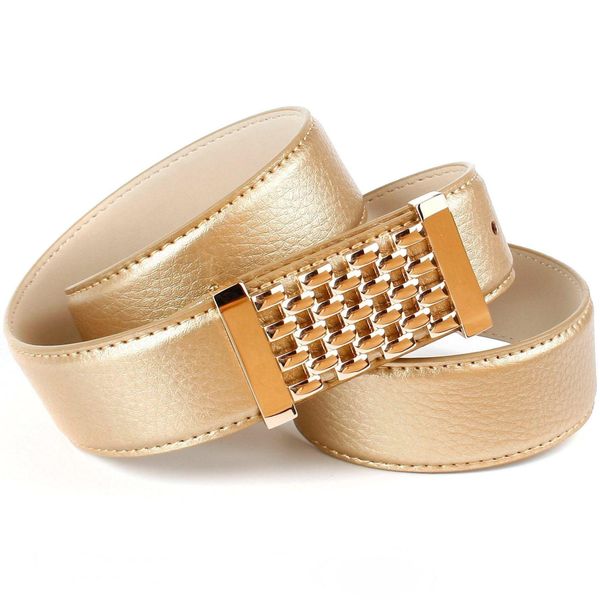 Anthoni Crown Ledergürtel mit Fashion-Koppelschließe, abgesteppte günstig online kaufen