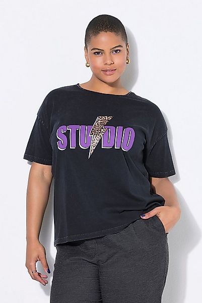Studio Untold T-Shirt T-Shirt oversized Leo-Blitz Halbarm günstig online kaufen