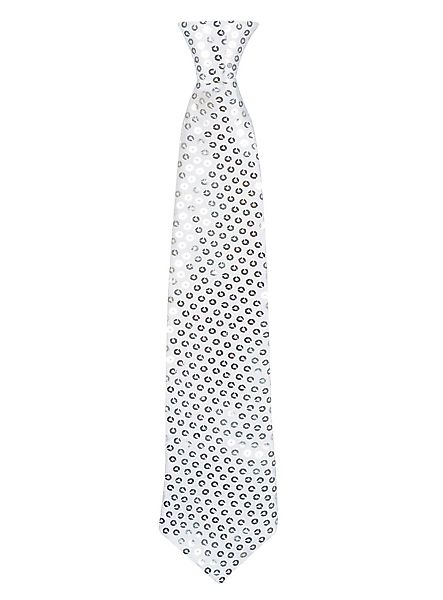Widdmann Krawatte Pailletten Krawatte silber Krawatte günstig online kaufen