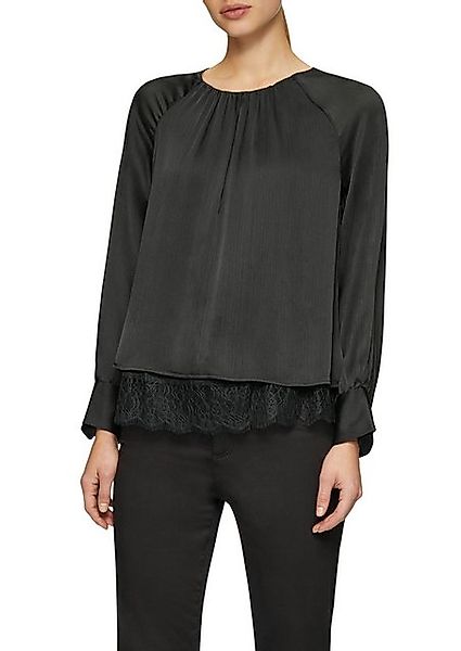 s.Oliver BLACK LABEL Langarmbluse mit leichter günstig online kaufen
