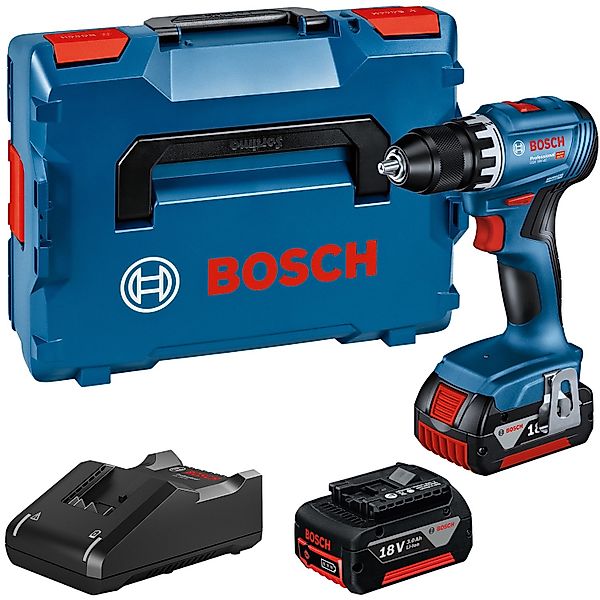 Bosch Professional Akku-Bohrschrauber GSR 18V-45 mit 2 x 3.0 Ah & GAL in L- günstig online kaufen