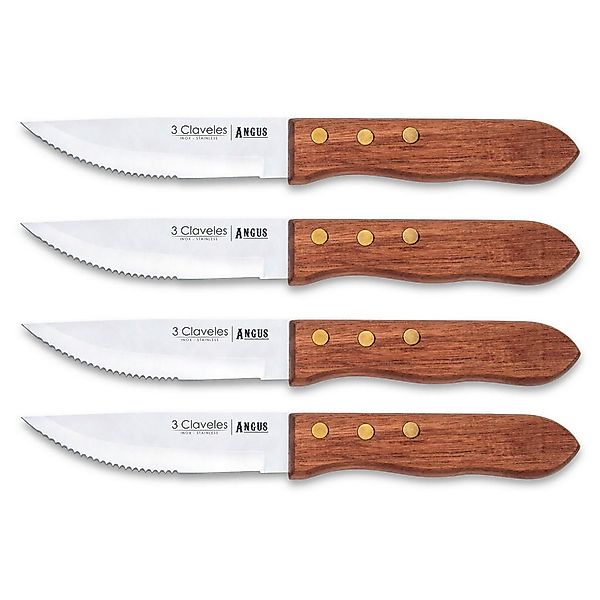 3CLAVELES Steakmesser EVO silber Edelstahl L: ca. 12 cm günstig online kaufen