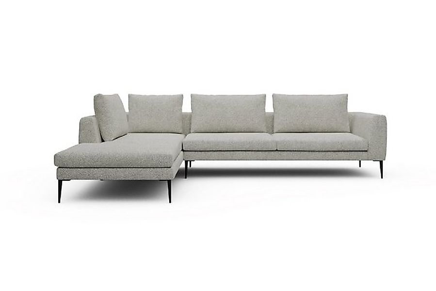 moebelfaktor Ecksofa Paul Relax-Ecke rechts mit 3-Sitzer, Skandinavisches D günstig online kaufen