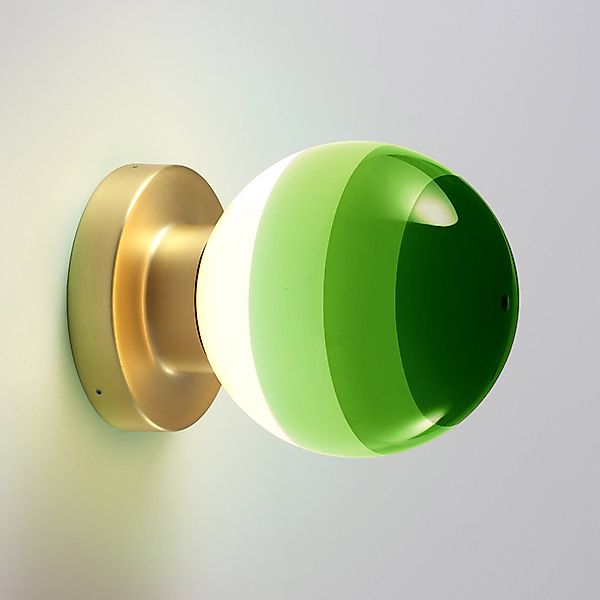 MARSET LED-Wandlampe Dipping Light A2, grün/gold günstig online kaufen
