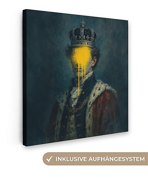 OneMillionCanvasses® Leinwandbild König - Porträt - günstig online kaufen