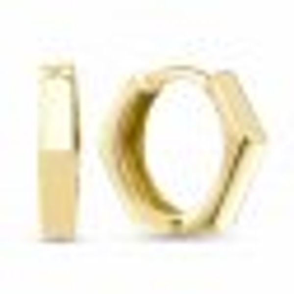 Creolen 925/- Sterling Silber vergoldet Postmodern Ohrring günstig online kaufen