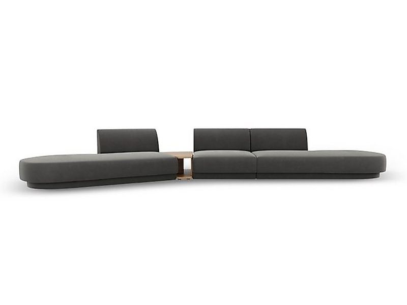 Micadoni Sofa Miley, modular 5-Sitzer ohne Armlehnen günstig online kaufen