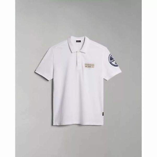 Napapijri  T-Shirts & Poloshirts E-AMUNDSEN NP0A4H6A-0021 BRIGHT WHITE günstig online kaufen