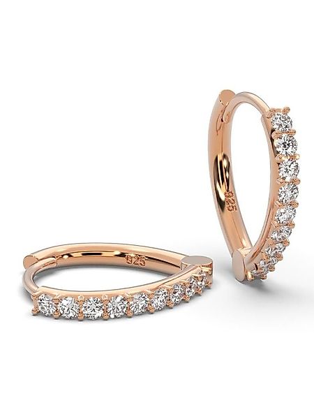Amoonic Klappcreolen Ohrringe Creolen Damen Silber günstig online kaufen