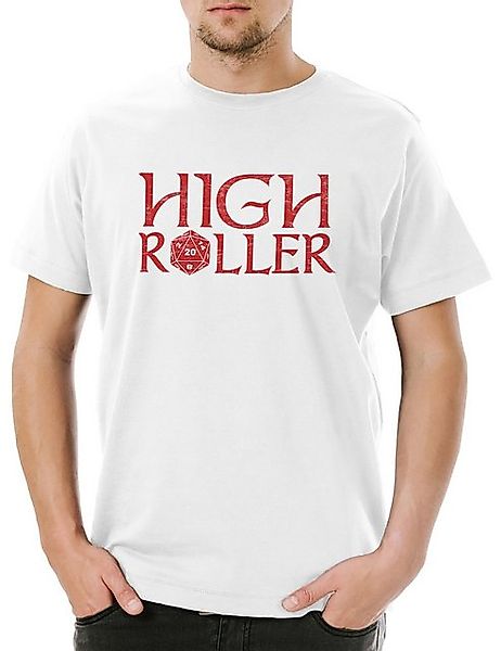 Urban Backwoods Print-Shirt Urban Backwoods High Roller Herren T-Shirt Weiß günstig online kaufen