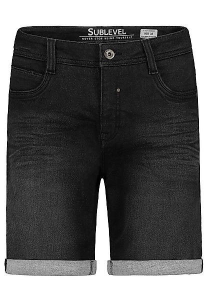 SUBLEVEL Jeansbermudas Herren Jeans Shorts kurze Hose 5 Pocket, Sommerhose, günstig online kaufen