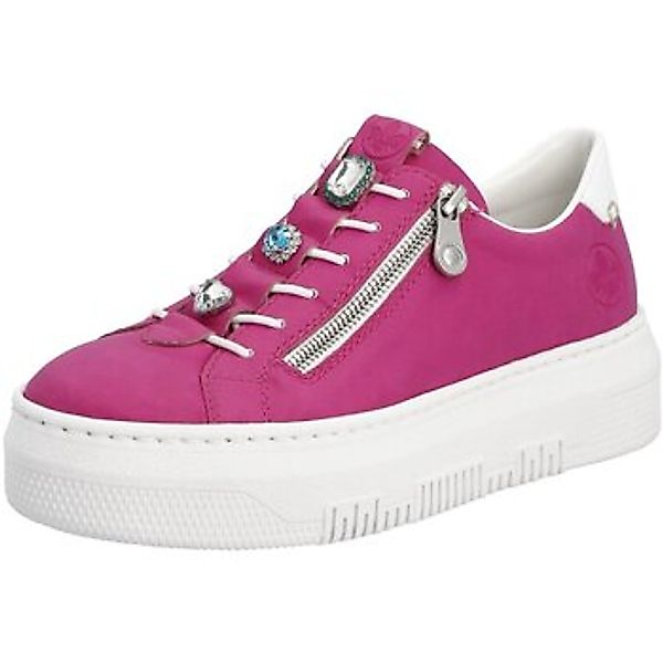 Rieker  Damenschuhe Slipper fuchsia weiss M1954-31 günstig online kaufen