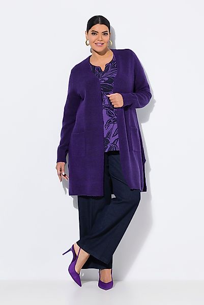 Ulla Popken Strickjacke Long-Strickjacke offene Form günstig online kaufen