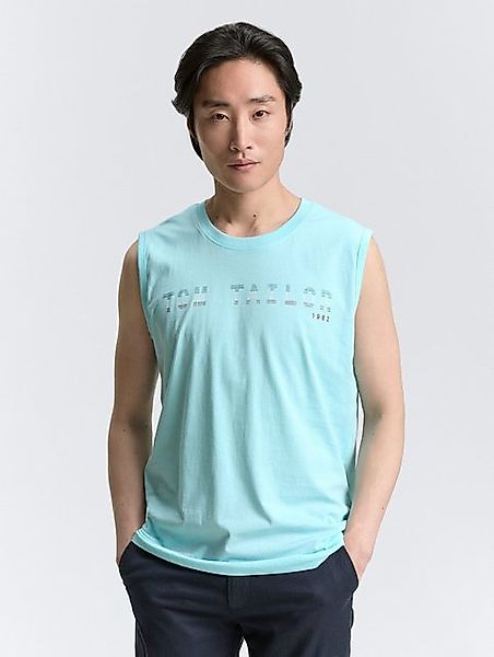 TOM TAILOR Tanktop Tanktop mit Logo-Print günstig online kaufen