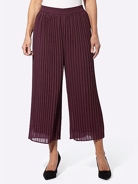 Sieh an! Jerseyhose Plisseehose Innenbeinlänge ca. günstig online kaufen