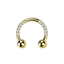 Taffstyle Nasenpiercing Titan Hufeisen Horseshoe Piercing günstig online kaufen