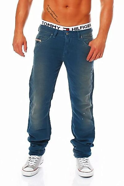 Diesel Regular-fit-Jeans Herren Belther 0818V Blau, Tapered, Röhrenjeans, 5 günstig online kaufen