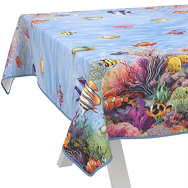 ANRO Tischdecke Wachstuch abwaschbar Aquarium Tischwäsche günstig online kaufen