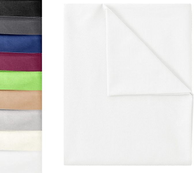 NatureMark Bettlaken klassisches Betttuch Haustuch, 100% Baumwolle, Gummizu günstig online kaufen