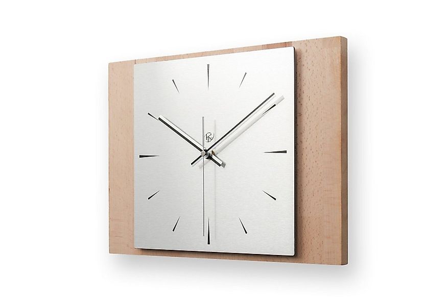 Kreative Feder Wanduhr Designer-Wanduhr Modern aus hochwertigem Massivholz günstig online kaufen