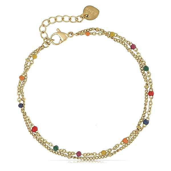 Made by Nami Edelstahlarmband Zweireihiges Armband günstig online kaufen