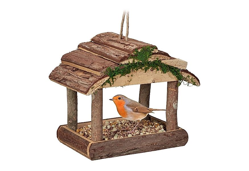 relaxdays Vogelhaus Vogelfutterhaus zum Aufhängen günstig online kaufen