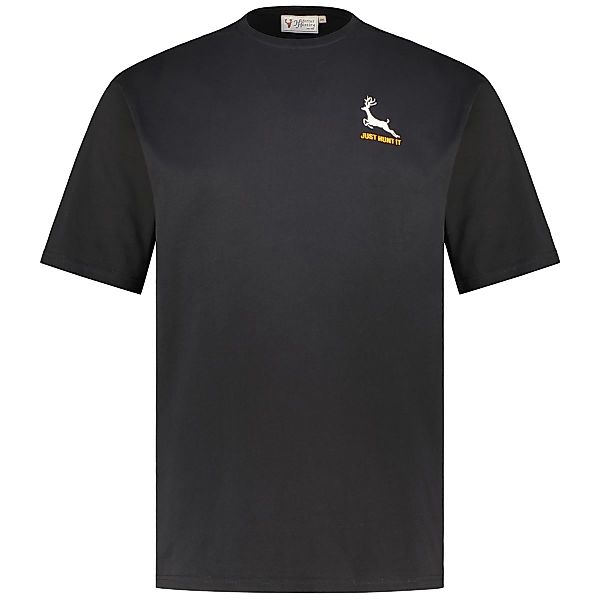 Hubertus T-Shirt mit Stickerei Farbe schwarz Größe: 6XL günstig online kaufen
