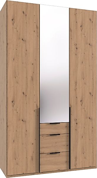 Wimex Drehtürenschrank "Mugano" mit langen oder kurzen Griffen aus Metall, günstig online kaufen