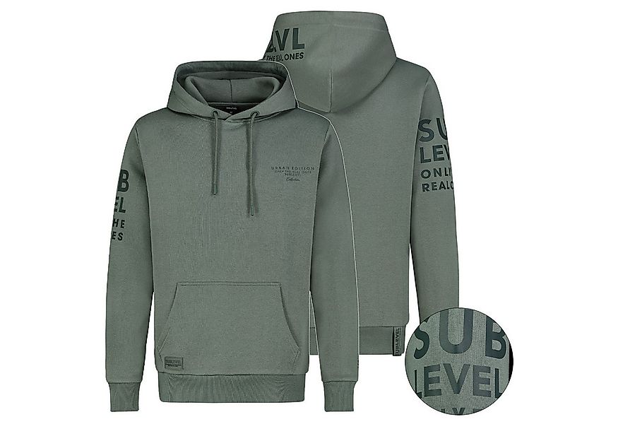 SUBLEVEL Hoodie Herren Sweatshirt Hoodie Sweater Kapuzenpullover Übergangs günstig online kaufen