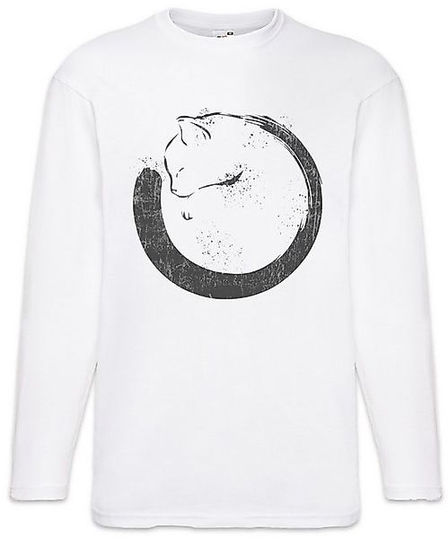 Urban Backwoods Langarmshirt Cat Circle Langarm T-Shirt Meow Kitty Kitten C günstig online kaufen