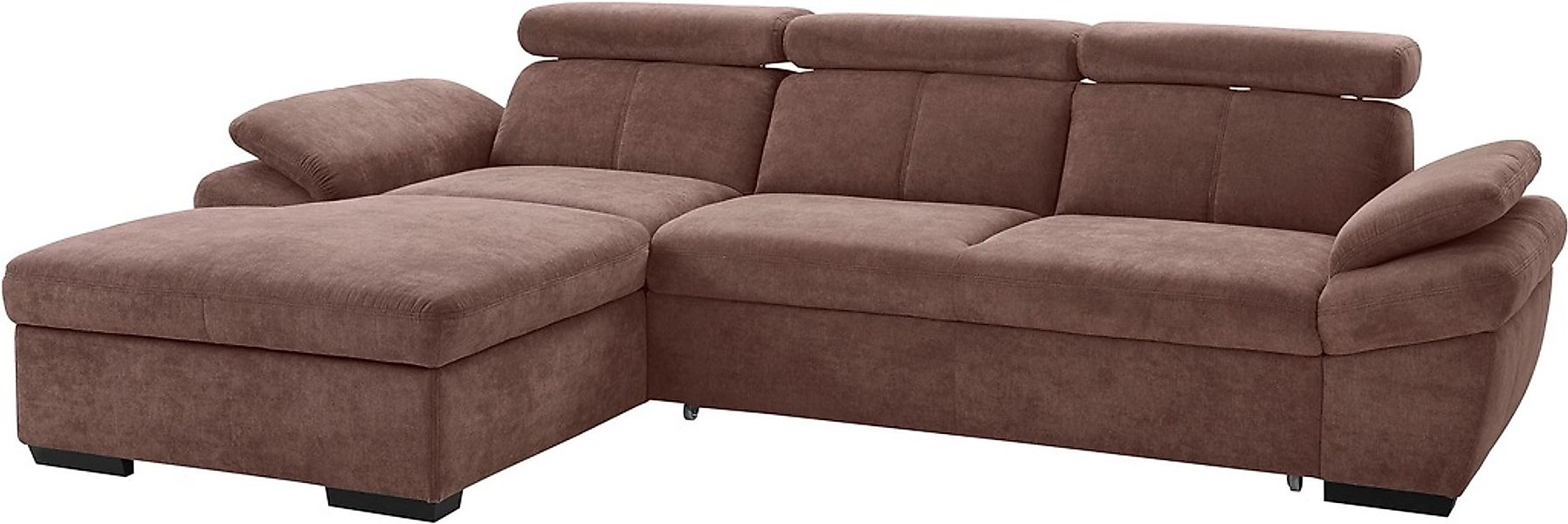 exxpo - sofa fashion Ecksofa »Salerno, inkl. Kopf- und Armteilverstellung, günstig online kaufen
