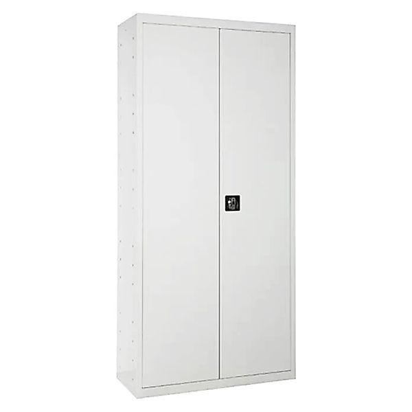 PROREGAL Stahlschrank AMEGO HxBxT 180 x 80 x 40 cm 4x Fachboden Weiß-Weiß M günstig online kaufen