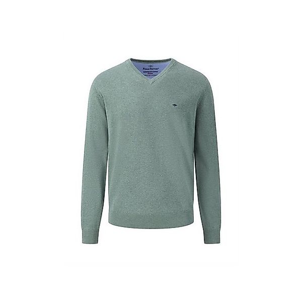FYNCH-HATTON Rundhalspullover grÃ¼n regular fit (1-tlg) günstig online kaufen