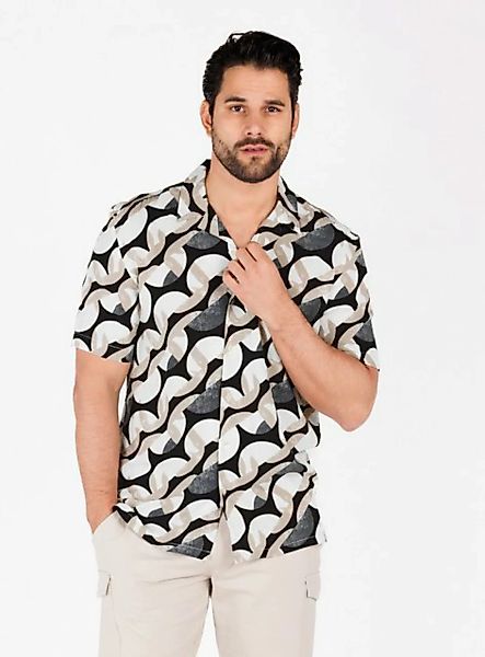 Key Largo Kurzarmhemd MSH MAGMA 1/2 patterned (1-tlg) günstig online kaufen