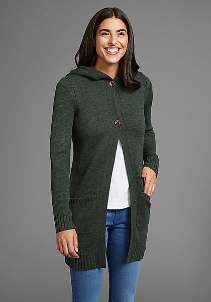 KangaROOS Kapuzenstrickjacke mit aufgesetzten Taschen und günstig online kaufen