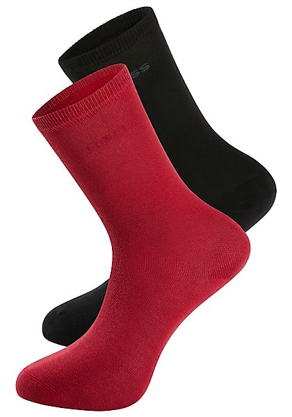 BOSS Businesssocken "2P RS Uni Logo CC W" Packung, 2er Pack, 2 Stk. tlg. mi günstig online kaufen
