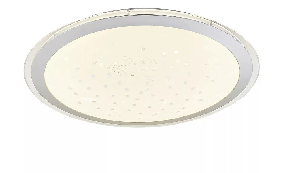 KHG LED-Deckenleuchte, 1-flammig, Schirm mit Glasperlen - weiß - 11 cm - La günstig online kaufen