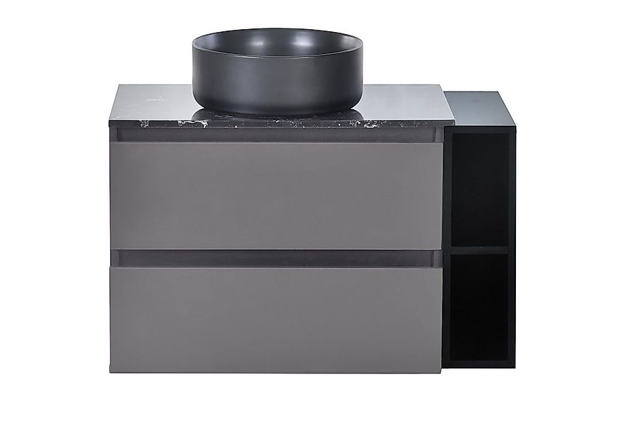 Merax Badmöbel-Set, (Waschbeckenunterschrank mit Aufsatzwaschbecken, ohne A günstig online kaufen