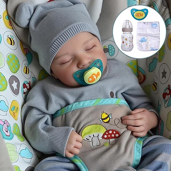 RWEUOQ Babypuppe Babypuppe 48 cm/19 Zoll günstig online kaufen
