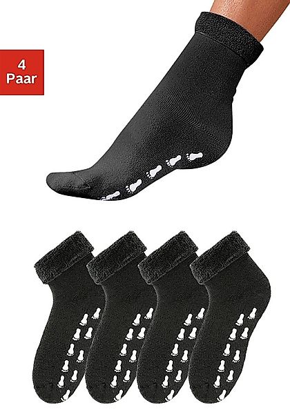 Go in ABS-Socken Packung, 4 Stk. tlg. mit Antirutschsohle und Vollfrottee günstig online kaufen