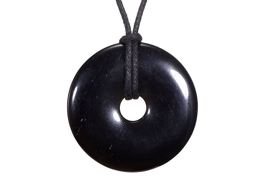Morella Kette mit Anhänger Halskette 80 cm Donut Stein Anhänger (1-tlg), Da günstig online kaufen