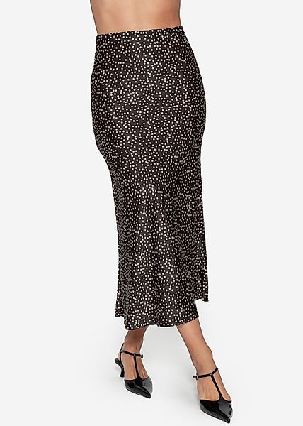 SASSYCLASSY Minirock Midi Satinrock Damen Elegant günstig online kaufen