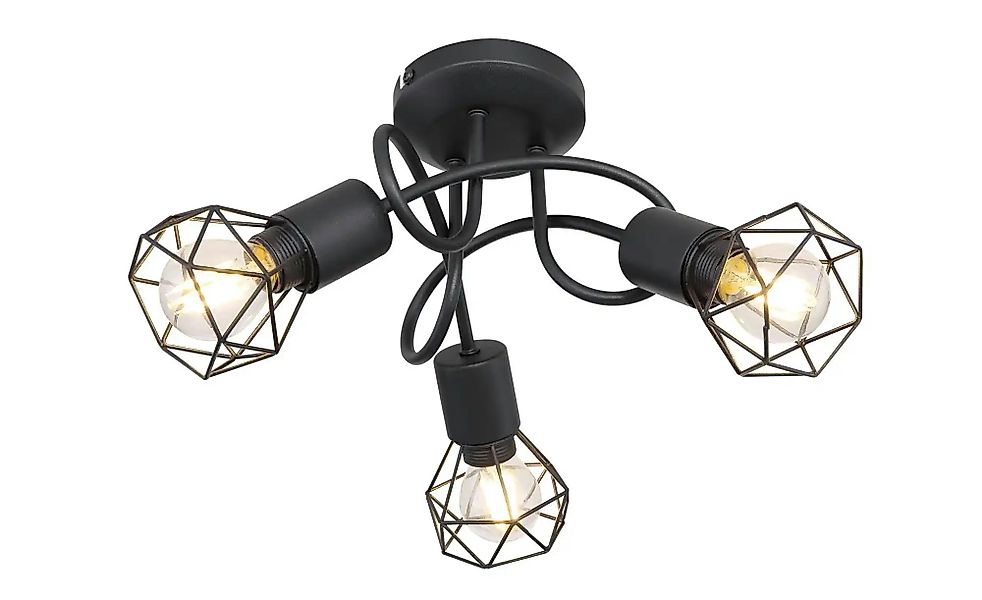Globo Lighting Deckenstrahler   ¦ schwarz ¦ Maße (cm): B: 36 H: 20 T: 36.0 günstig online kaufen