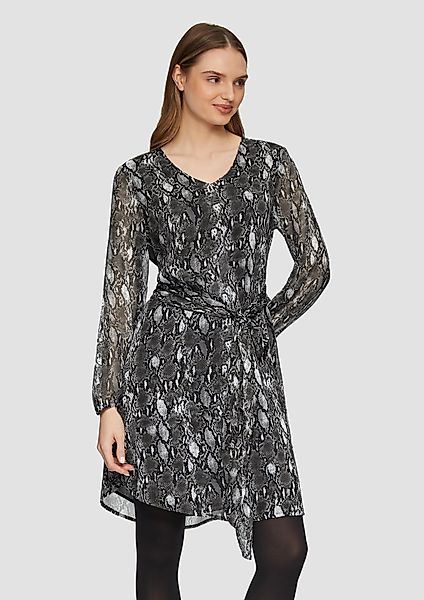 s.Oliver Maxikleid Chiffon-Kleid mit Eingrifftaschen und günstig online kaufen