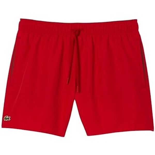 Lacoste  Shorts Quick Dry Swim Shorts MH6270 - Rouge Vert günstig online kaufen