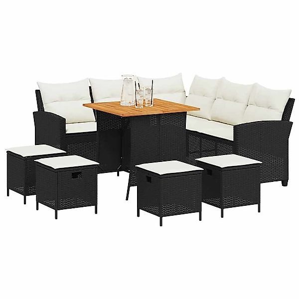 vidaXL Gartenlounge-Set 6tlg. Garten-Sofagarnitur mit Kissen günstig online kaufen